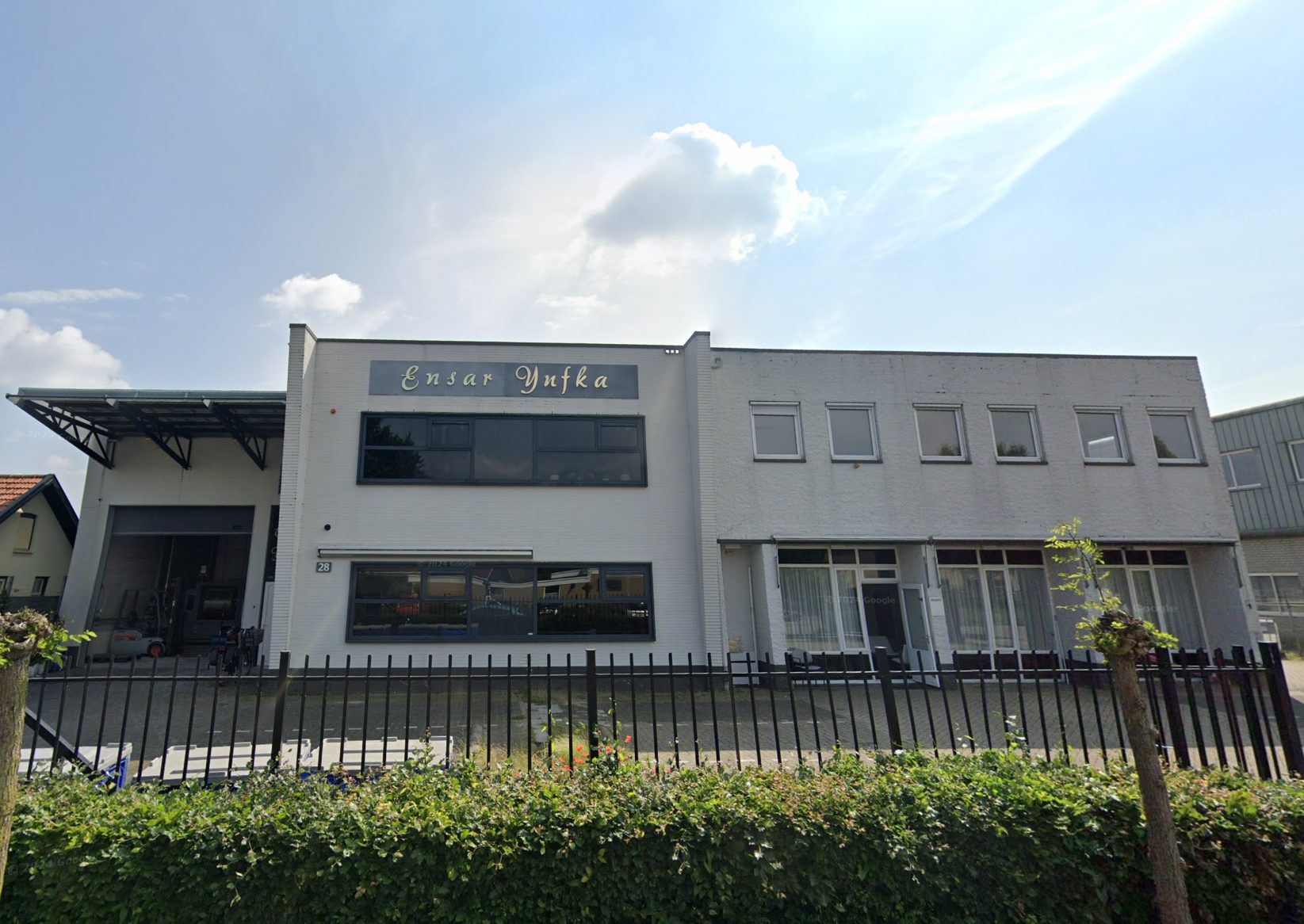 Het productiepand van Ensar Food in Ermelo